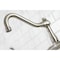 Kingston Brass KS3248PL Two-Handle Wall Mount Bathroom Faucet, Brushed Nickel KS3248PL - alternate 3